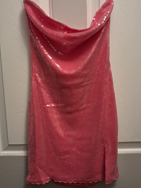 Fashion Nova Pink Sequin Mini Dress - Picture 2 of 7